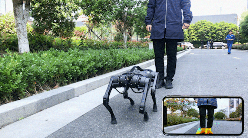 Unitree Roboticsの四本足歩行ロボット犬「A1」、自動障害物回避搭載