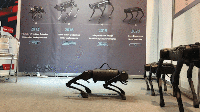 Unitree Roboticsの四本足歩行ロボット犬「A1」、ソフトウェアとハードウェアの究極の信頼性