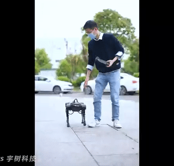 Unitree Roboticsの四本足歩行ロボット犬「A1」、軽くて高い安定性