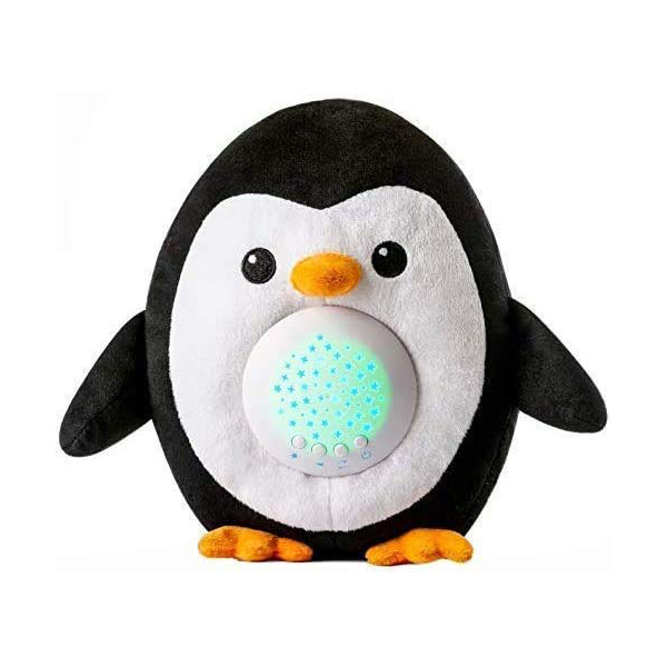 寝かしつけ ぬいぐるみ ペンギン プラネタリウム 赤ちゃん 寝かせる ベビー キッズ 心音 おもちゃ 出産祝い ロボットおもちゃ ロボットプラザ