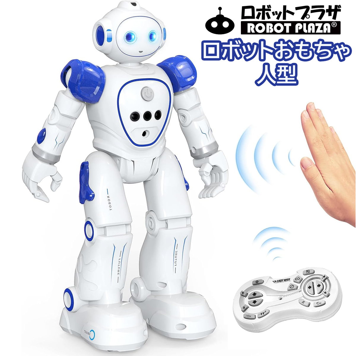 二足走行できるロボットおもちゃ、ダンス、ミュージック、簡易プログラミング、英語おっしゃべり、自動デモ、スライドなど多機能搭載、ジェスチャー(手振り制御)も可能